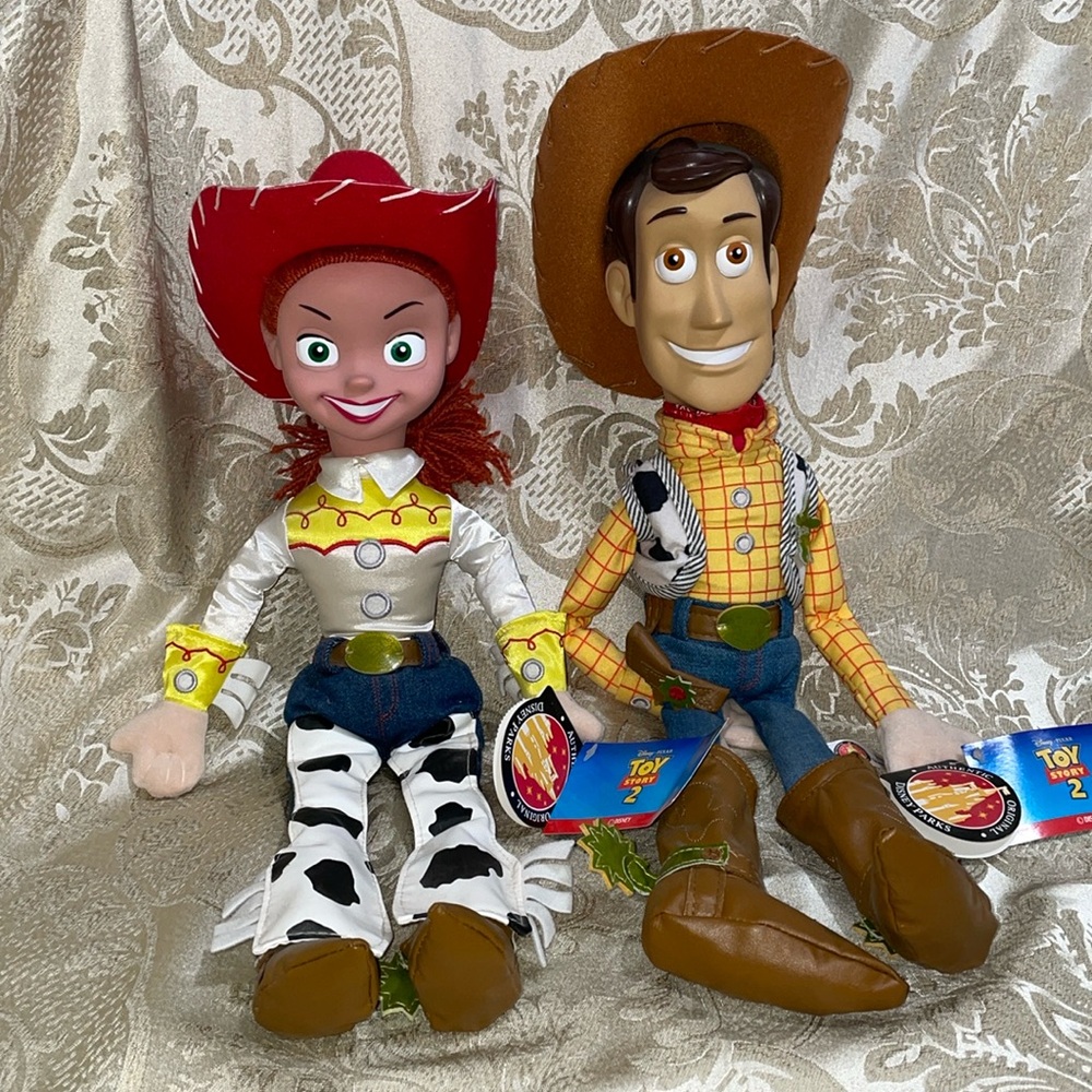Disney Toy Story 2 Andy and Jessie dolls NWT